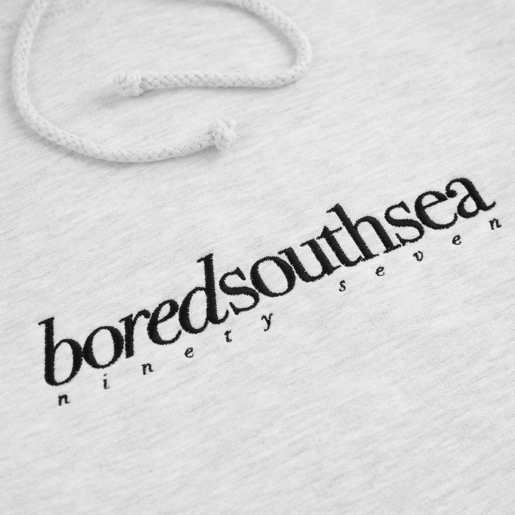 Bored of Southsea Hammer Hoodie in Ash Grey / Black - Embroidery