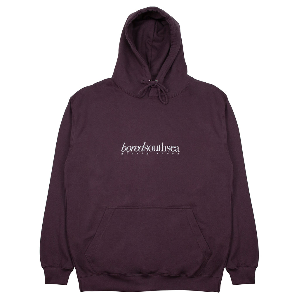 Bored of Southsea Hammer Hoodie in Mulberry / Cream