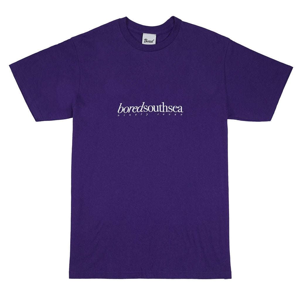Bored of Southsea Hammer T Shirt - Purple / White - main