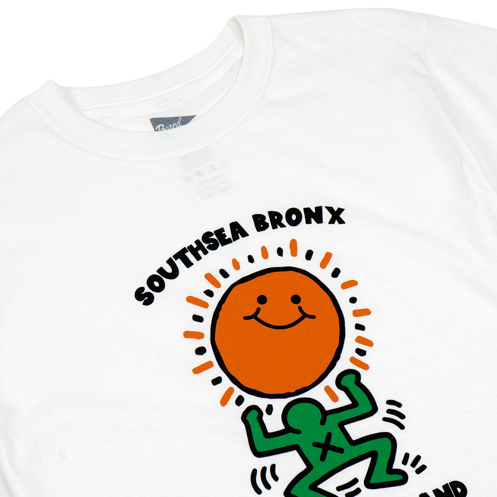 Dancing Man Bronx Kids T Shirt - White - front