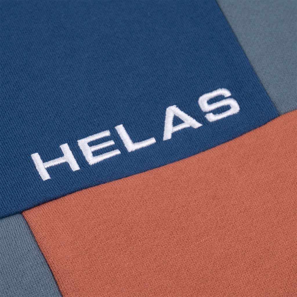 Helas Carre Crewneck - Blue Multi - logo