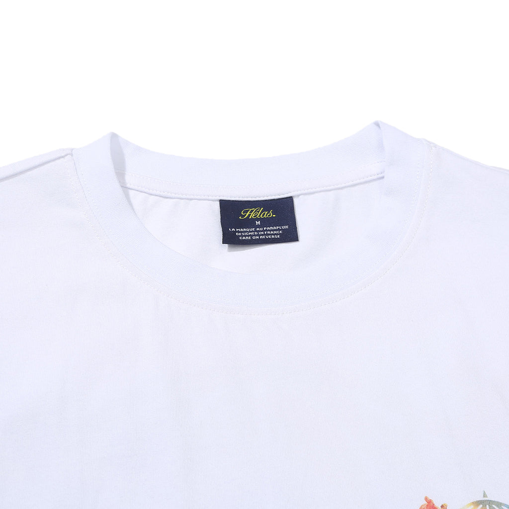 Helas Icare T Shirt - White - neck