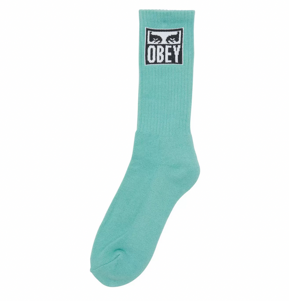Obey Clothing Eyes Icon Socks - Turquoise Tonic - main