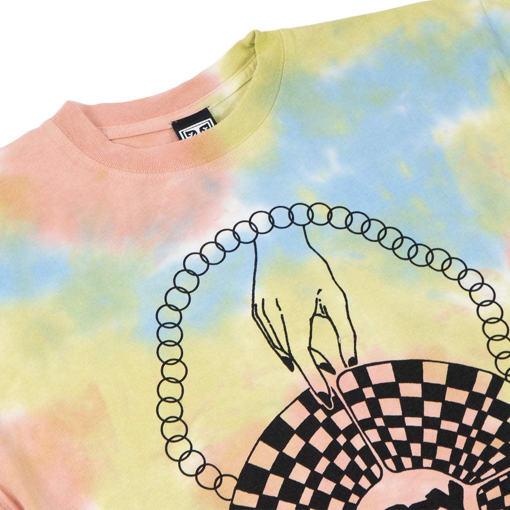 Obey Clothing In Bloom T Shirt in Hummus Blotch - Detail