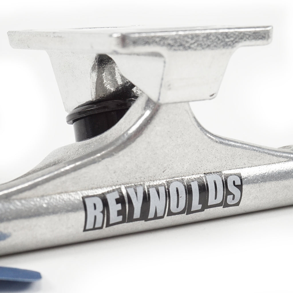 Independent Trucks 149 Hollow Reynolds Block Mid Trucks - Polished Silver - closeup