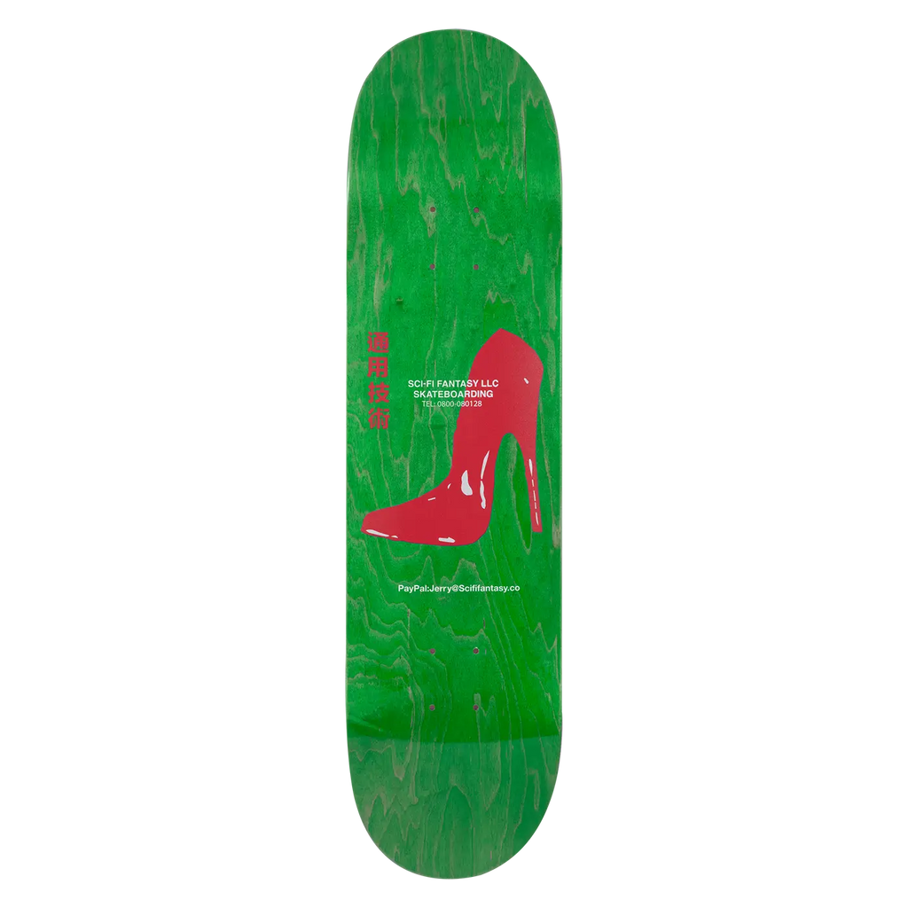 Sci-Fi Fantasy Jerry Hsu Paypal Skateboard Deck - 8.25" - main