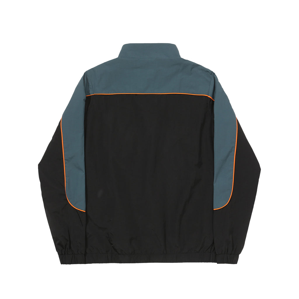 Helas Lime Quarter Zip Jacket - Black - back