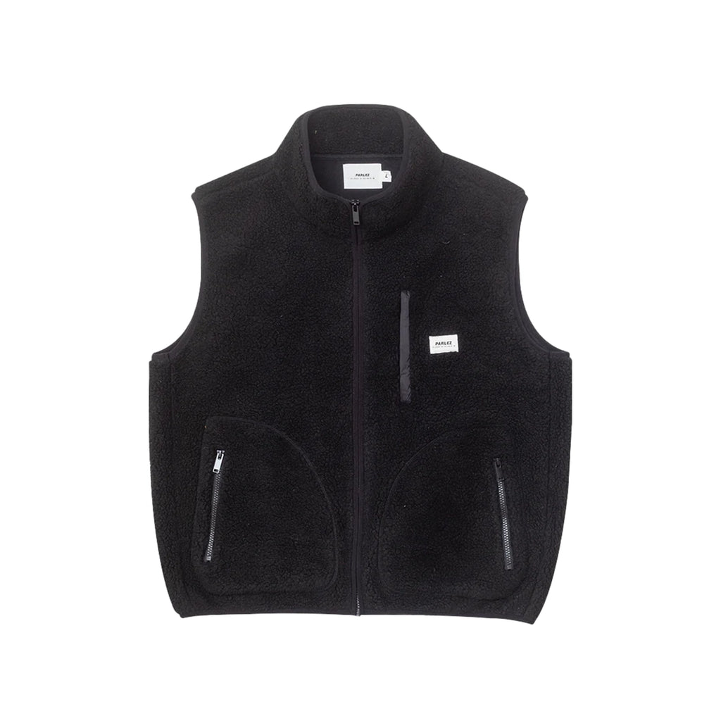 Parlez Lopez Fleece Gilet - Black