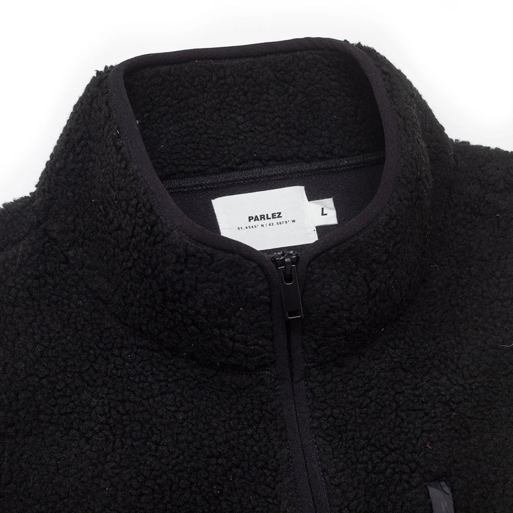 Parlez Lopez Fleece Gilet - Black