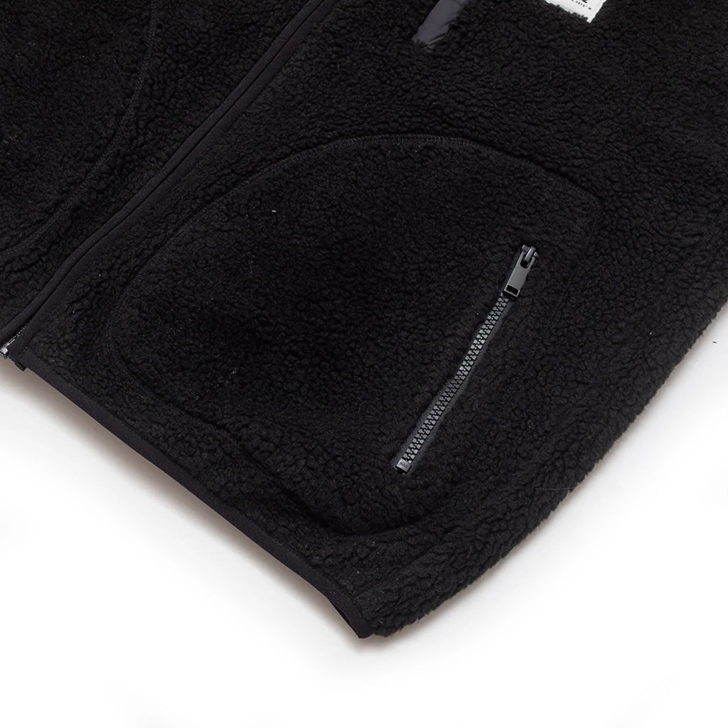 Parlez Lopez Fleece Gilet - Black