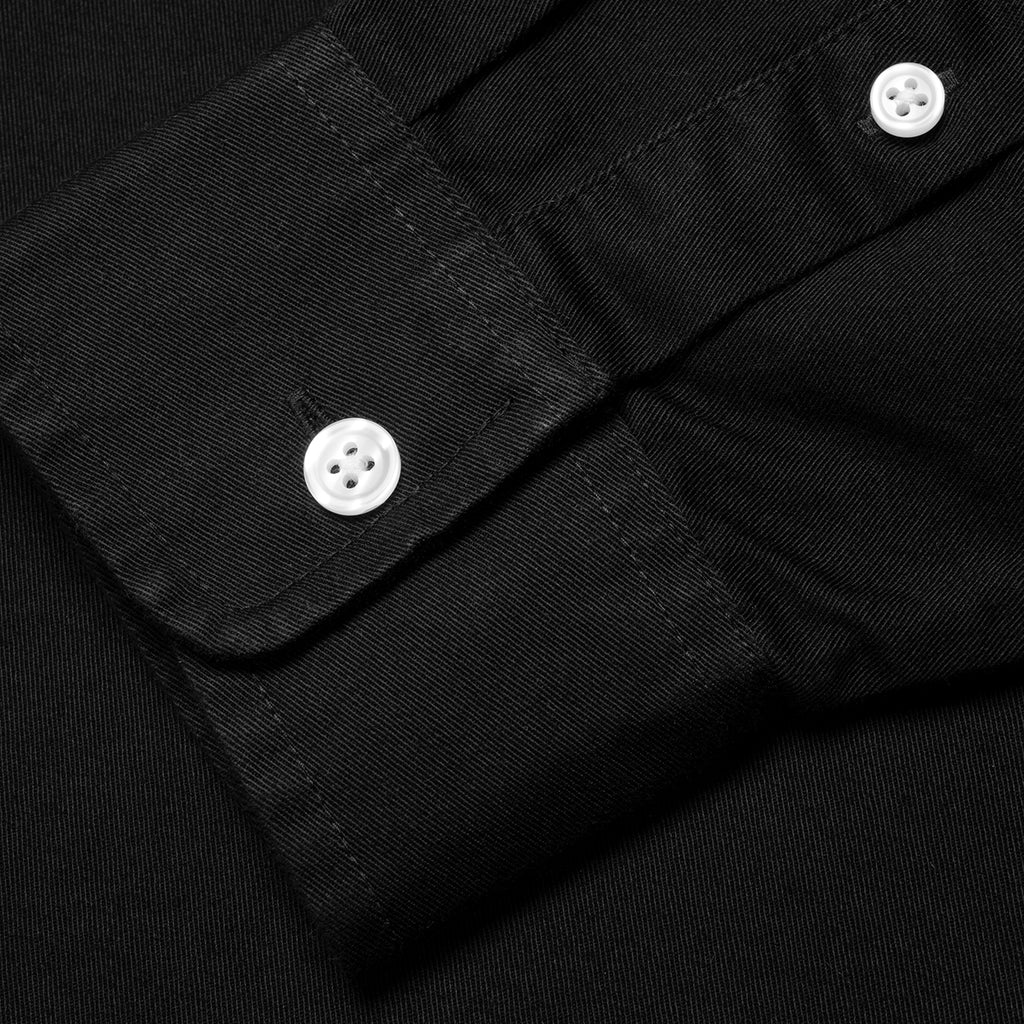 Carhartt WIP L/S Madison Shirt in Black / Wax - Cuff