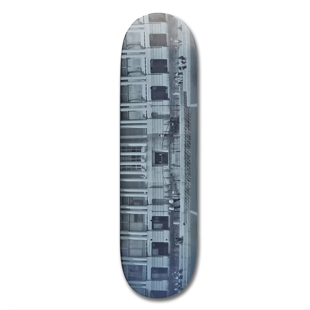 Dc x Skateboard Cafe Lloyds Photo Deck in white by Skateboard Cafe ...