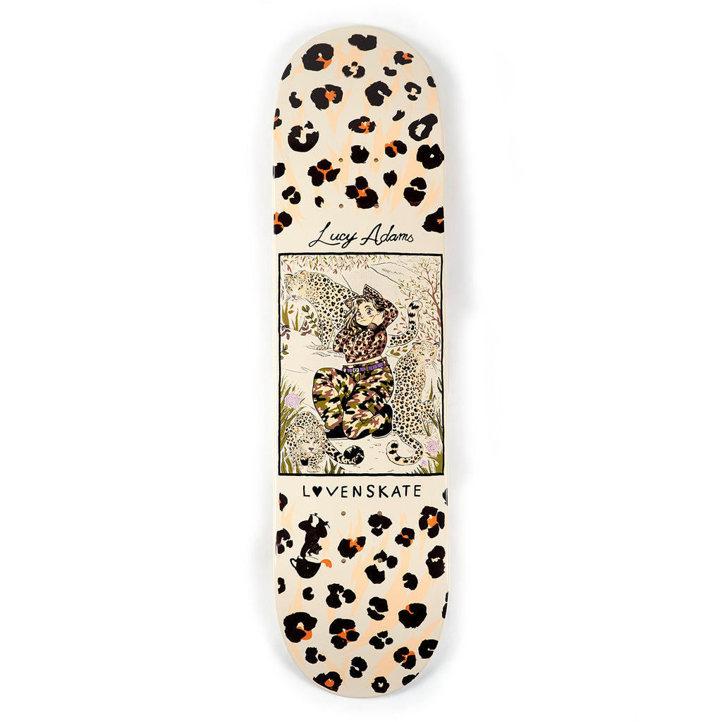 Lovenskate Lucy Adams Master of Camo Skateboard Deck in 8"