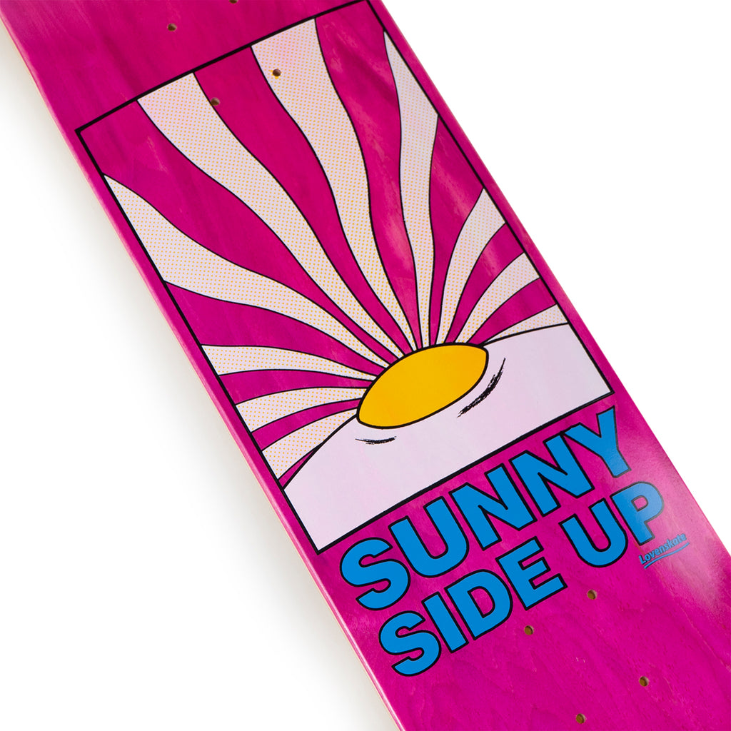Lovenskate Sunny Side Up Skateboard Deck - Detail