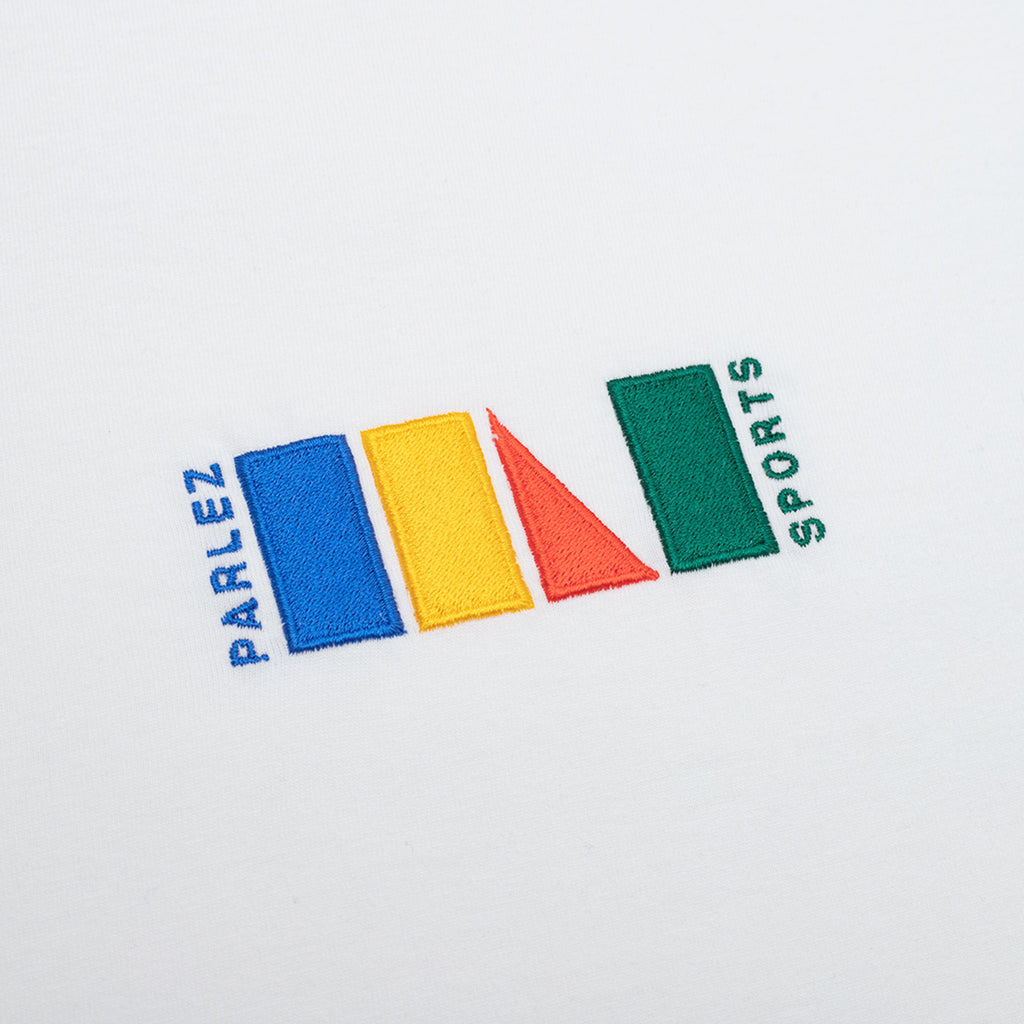 Parlez Lugger T Shirt - White - closeup