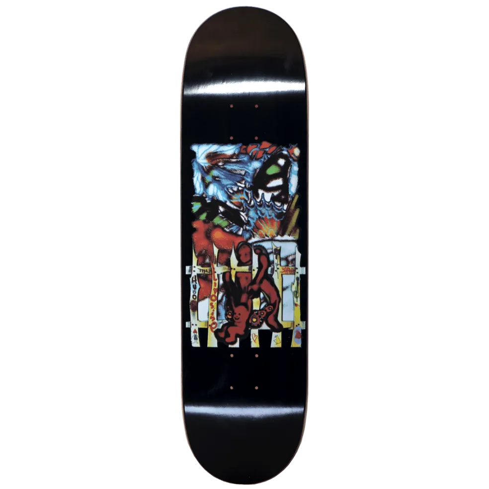 Limosine Skateboards Fence - Hugo Boserup Skateboard Deck - Black - 8.38"