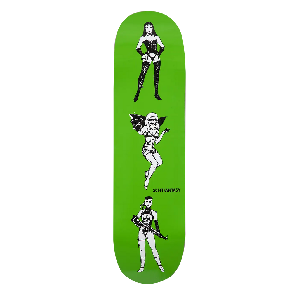 Sci-Fi Fantasy Macho Woman Skateboard Deck - 8.75"