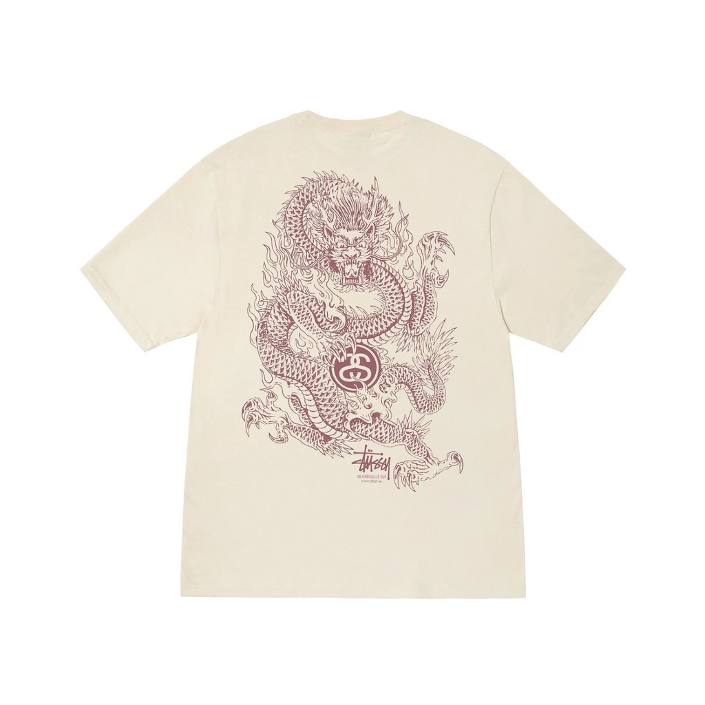 Stussy Dragon T Shirt - Putty