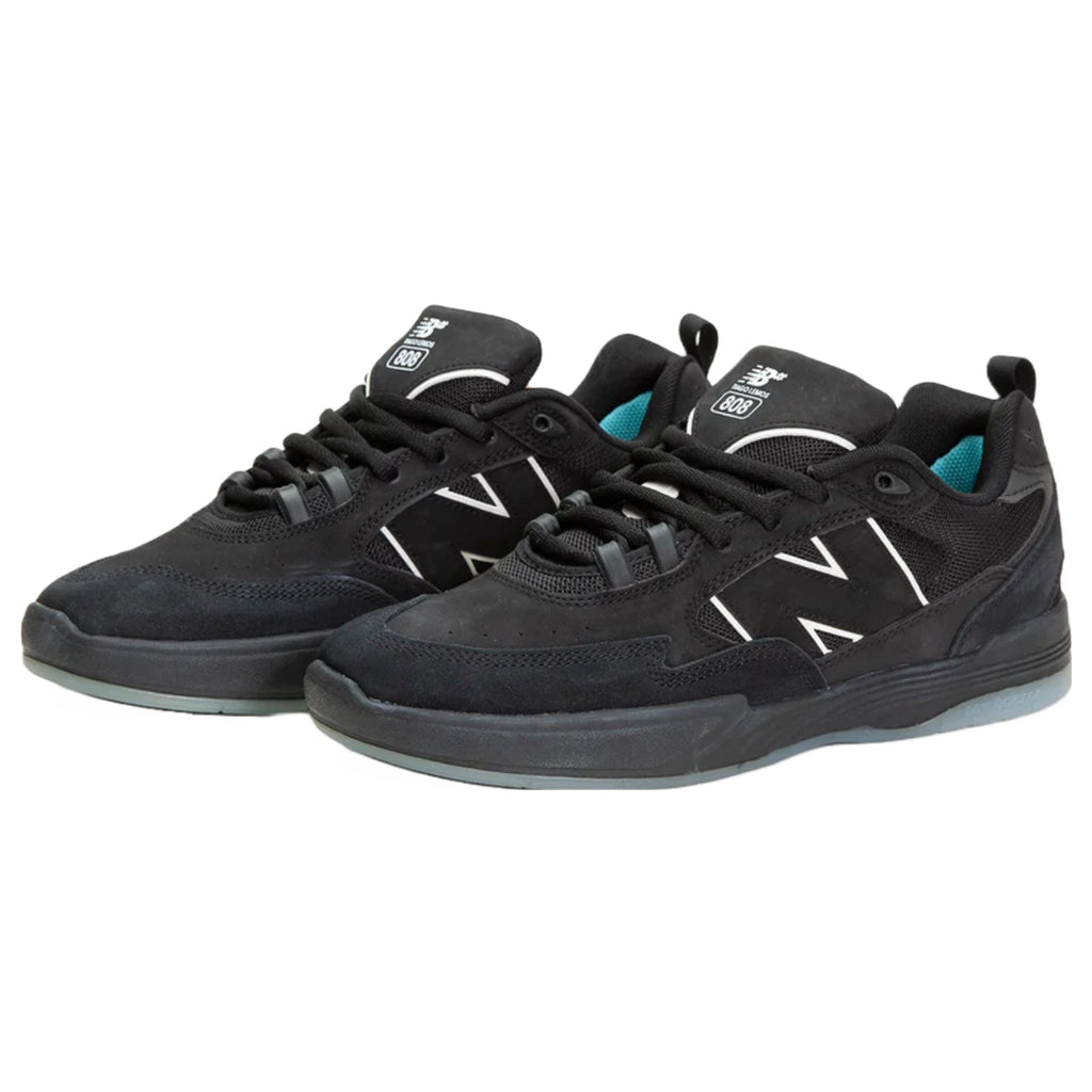 New Balance Numeric 808 Tiago Shoes - Black / Black