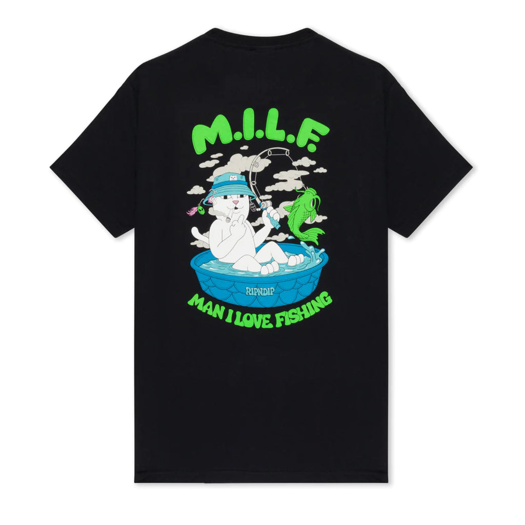 RIPNDIP MILF T Shirt - Black