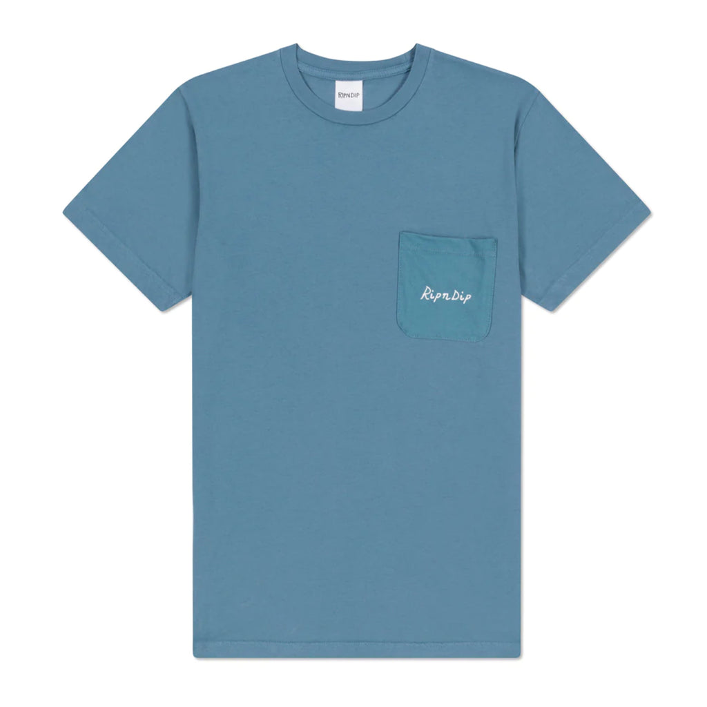 RIPNDIP Nerma Lisa Pocket T Shirt - Slate