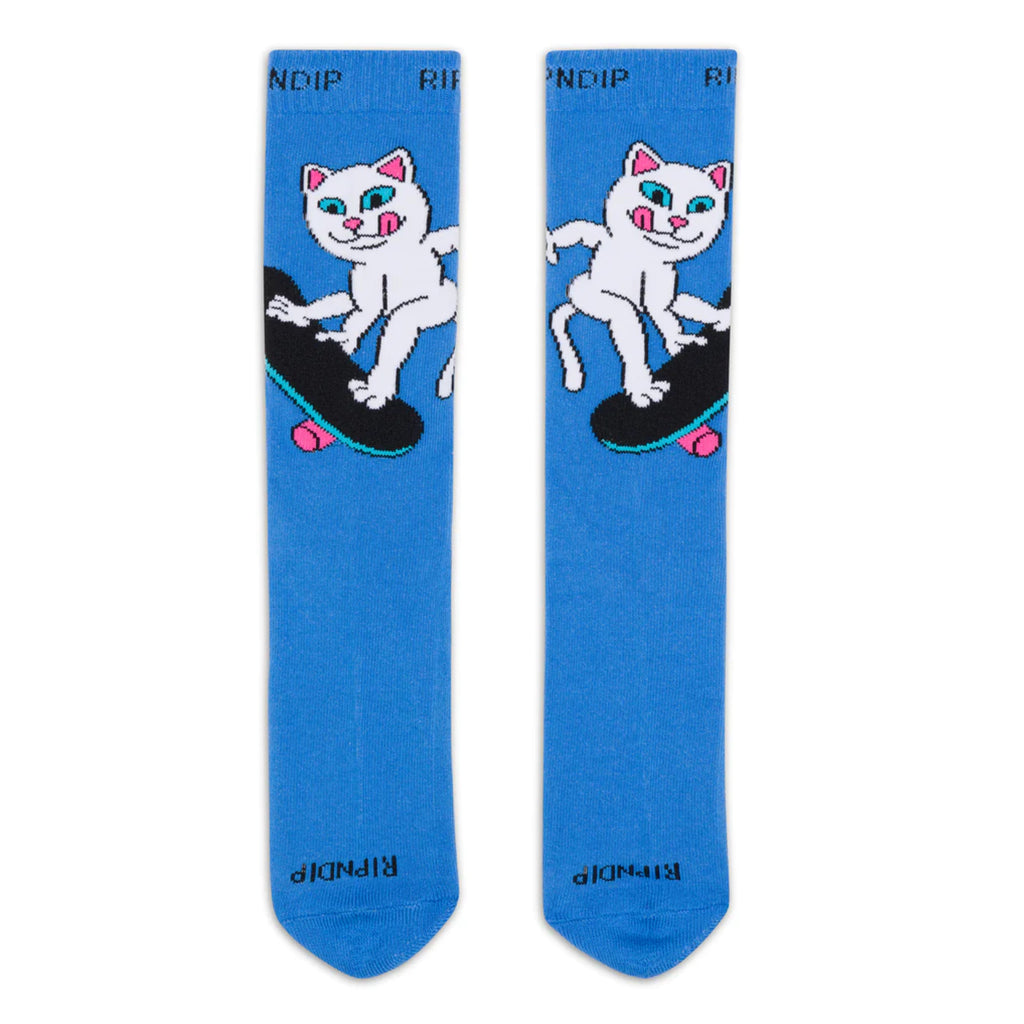 RIPNDIP Skater Nerm Socks - Slate Blue
