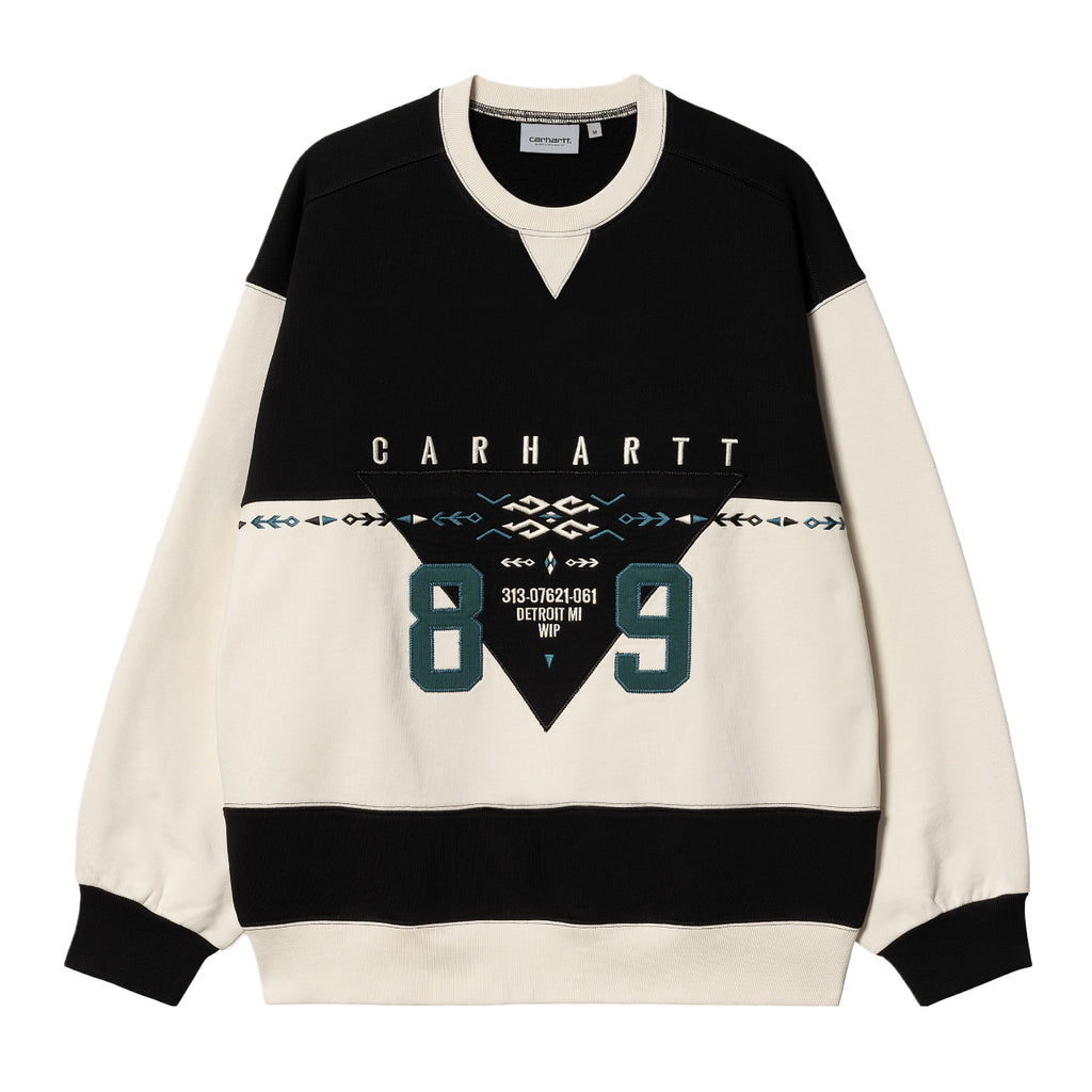 Carhartt WIP Santa Fe Sweatshirt - Black / Natural