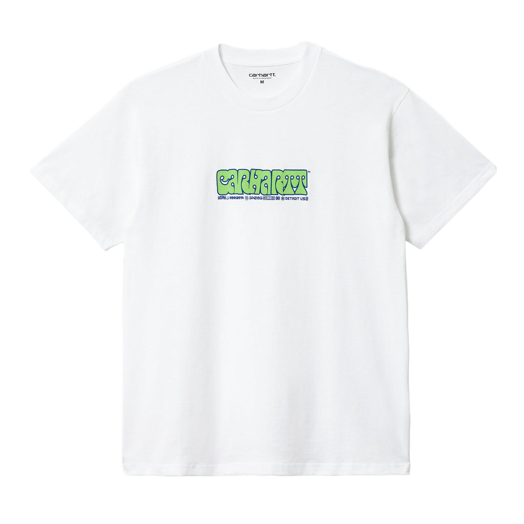 Carhartt WIP Heat Script T Shirt - White