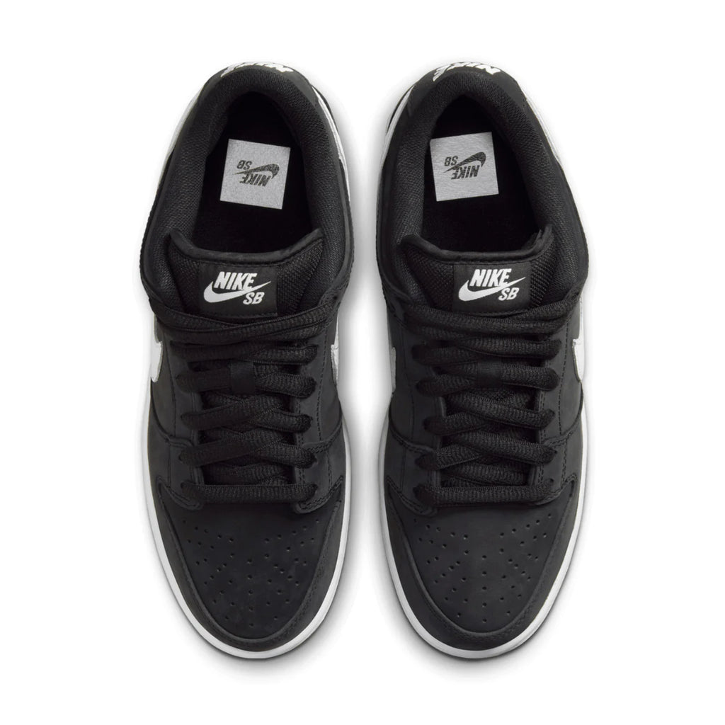 Nike SB Dunk Low - Black / White - Black - Gum Light Brown