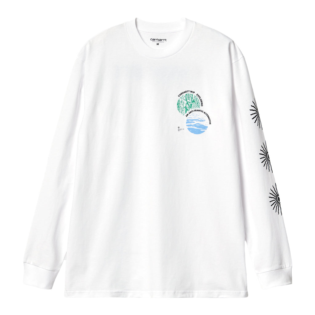 Carhartt WIP Soundscapes L/S T Shirt - White