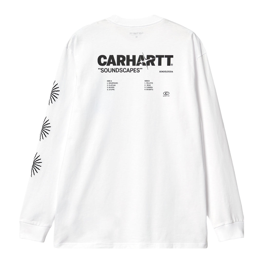 Carhartt WIP Soundscapes L/S T Shirt - White