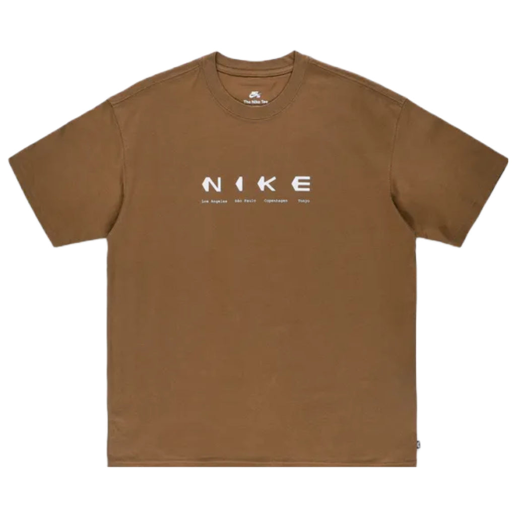 Nike SB City Info T Shirt - Ale Brown