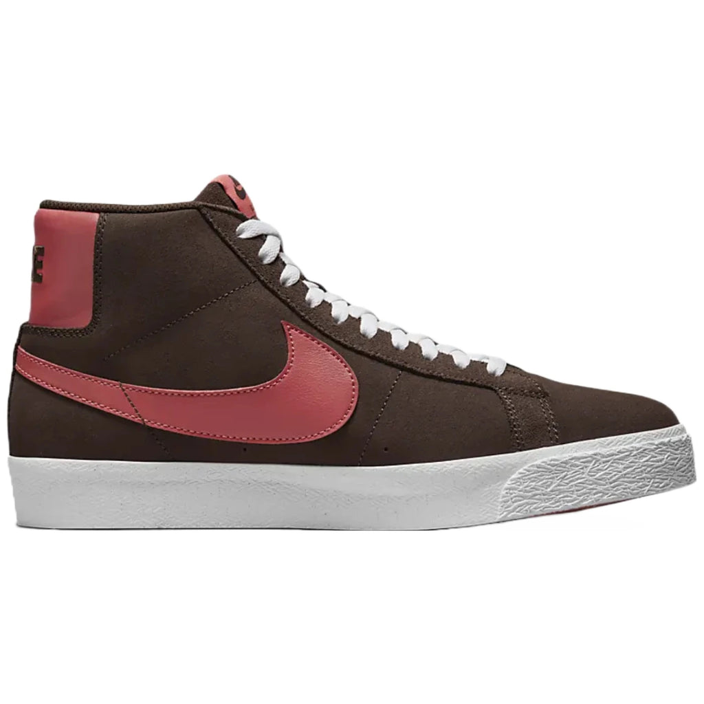 Nike SB Zoom Blazer Mid Shoes - Baroque Brown / Adobe Brown - White