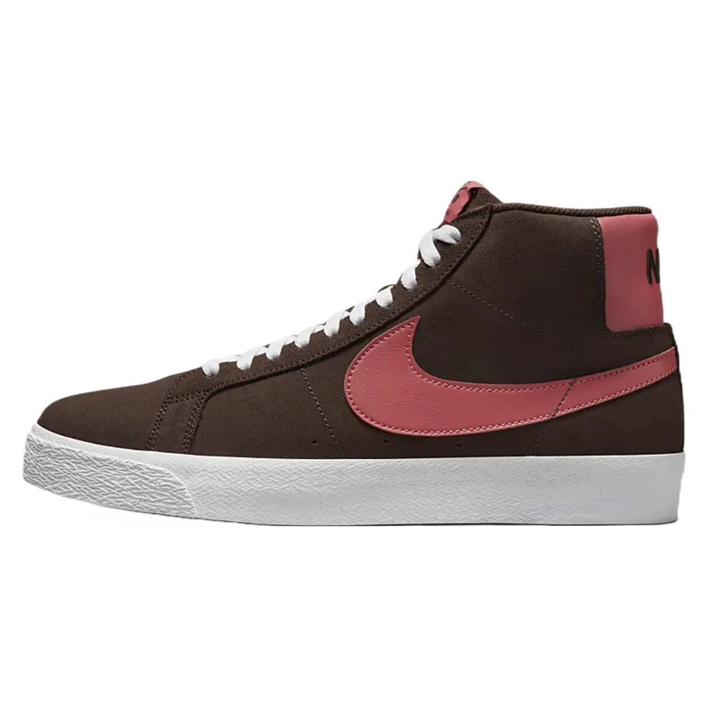 Nike SB Zoom Blazer Mid Shoes - Baroque Brown / Adobe Brown - White