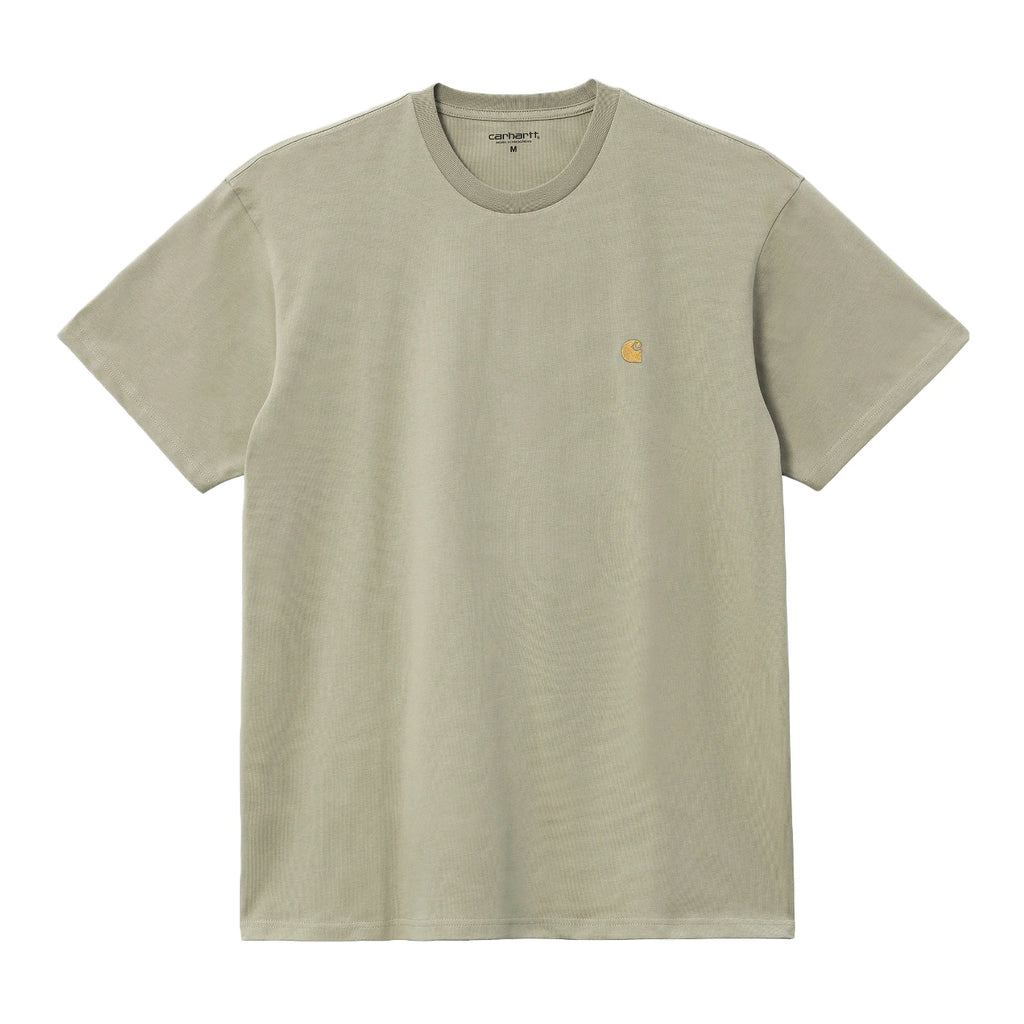 Carhartt WIP Chase T Shirt - Agave / Gold
