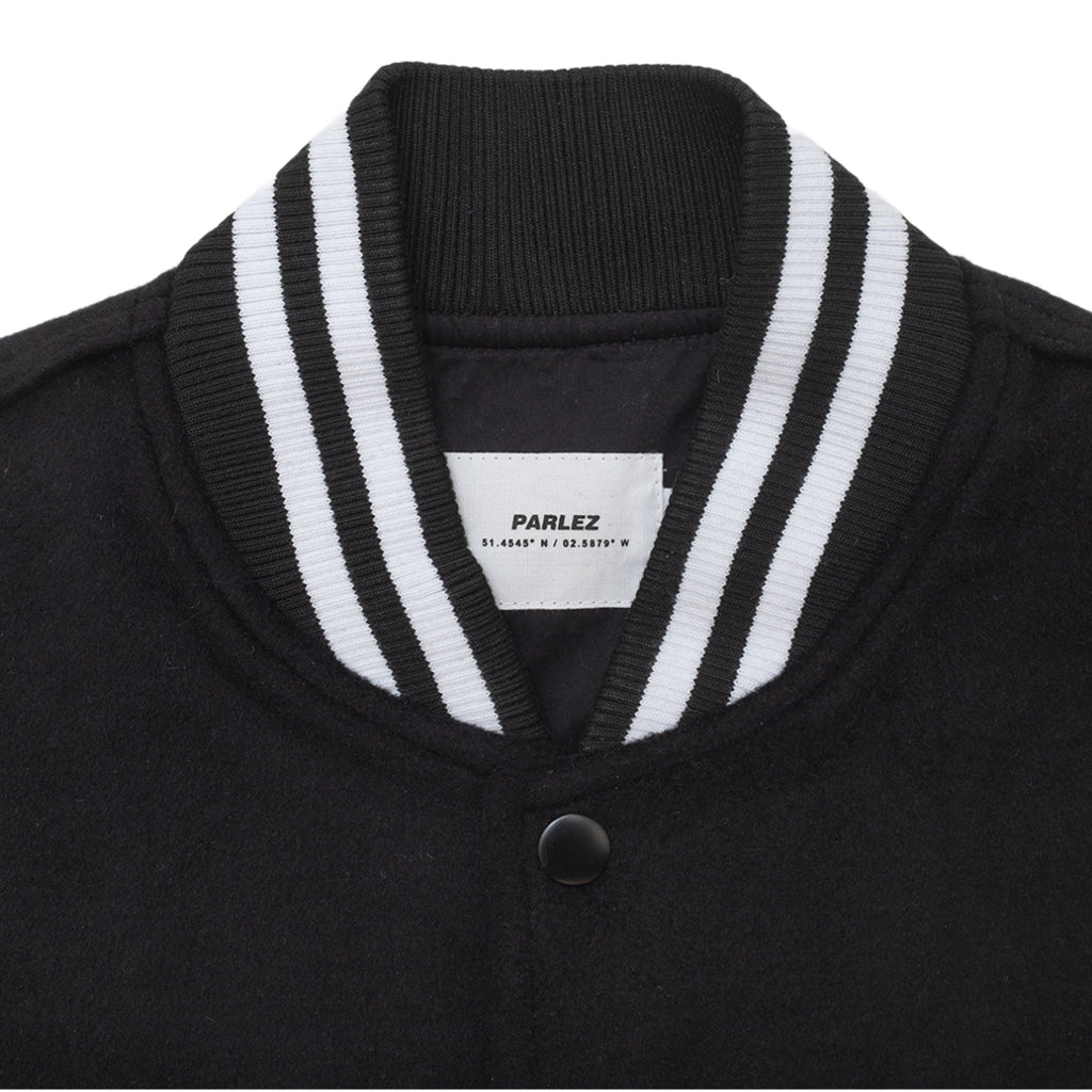 Parlez Bay Bomber College Jacket - Black