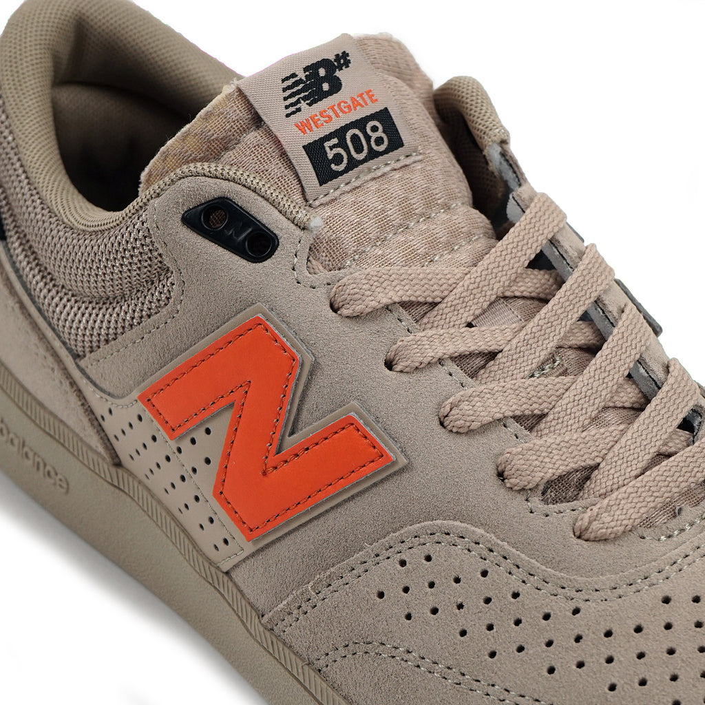 New Balance Numeric NM508 Brandon Westgate Shoes - Tan / Orange - side