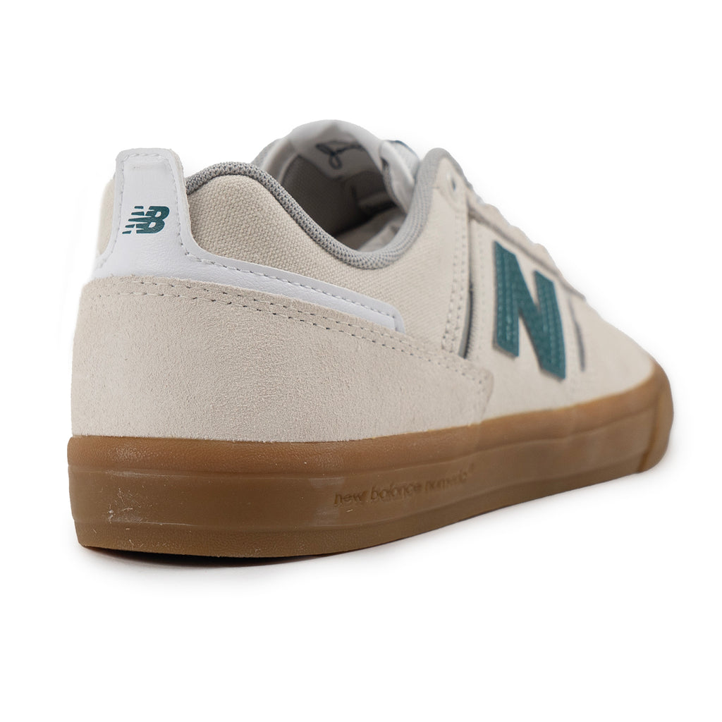 New Balance Numeric NM306 Jamie Foy Shoes - Sea Salt / Green - back