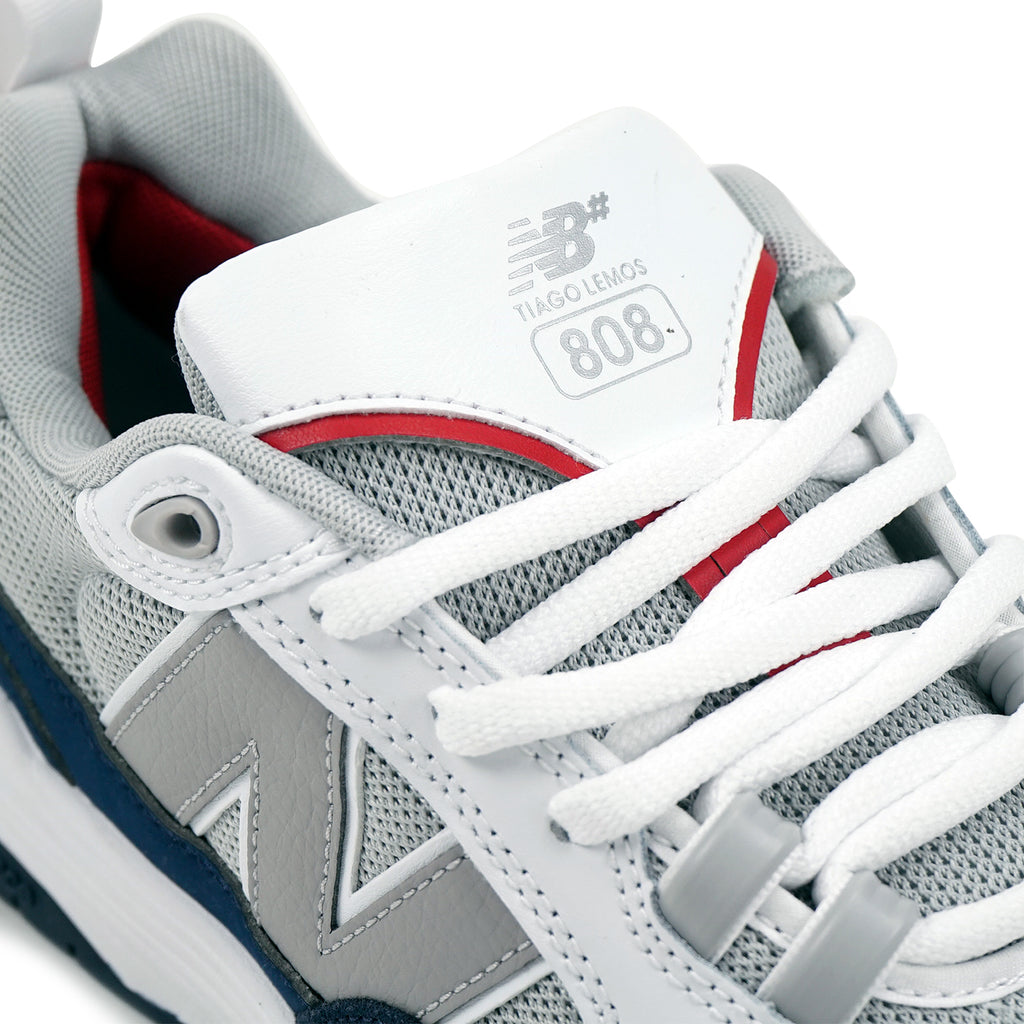 New Balance Numeric 808 Tiago Shoes - White / Navy - tongue