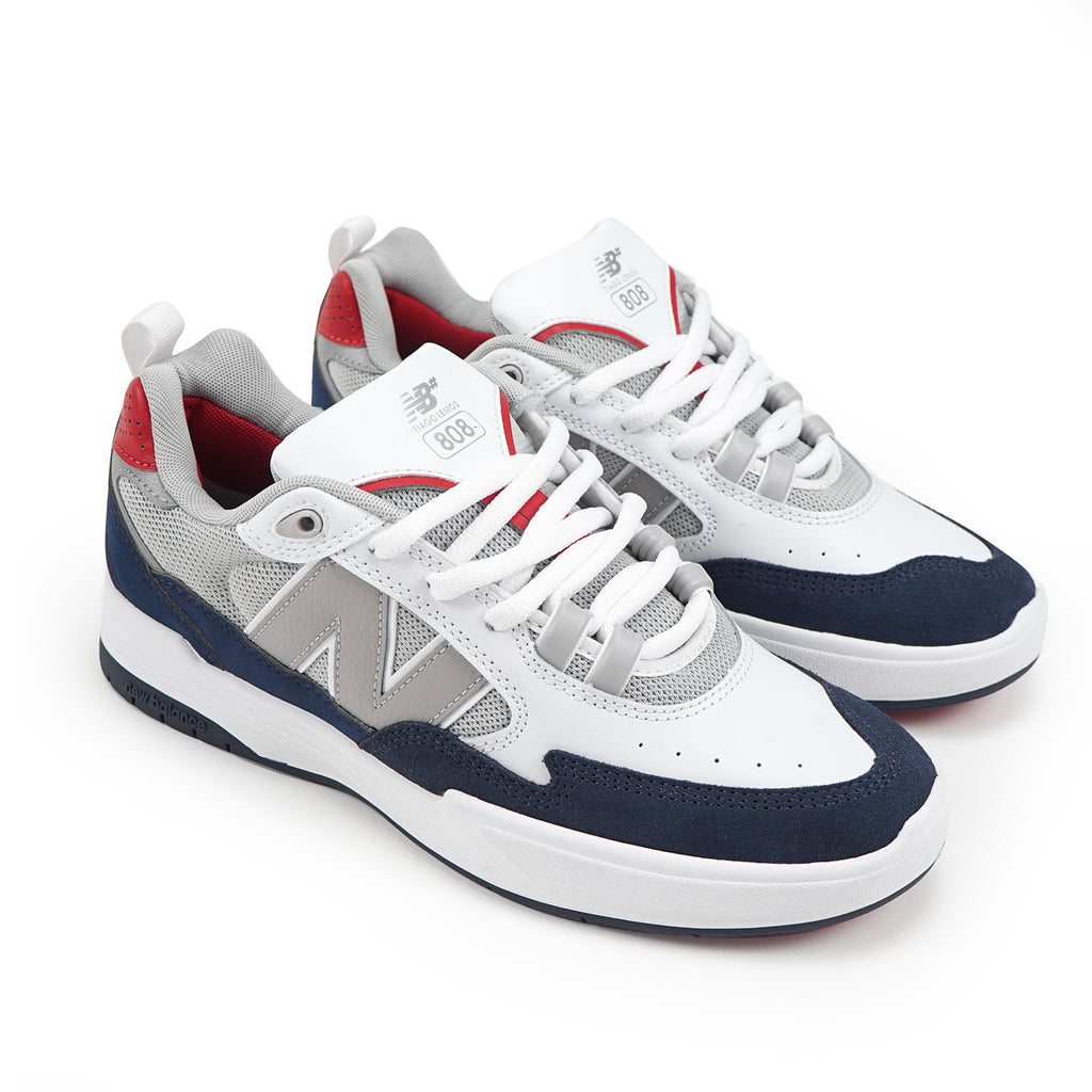 New Balance Numeric 808 Tiago Shoes - White / Navy - pair