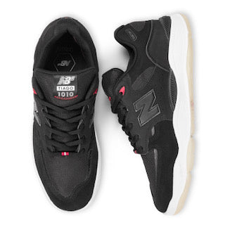 New Balance Numeric 1010 Tiago Shoes - Black / Black - topside