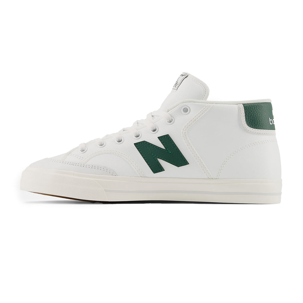New Balance Numeric NM213 Shoes - White / Green - side