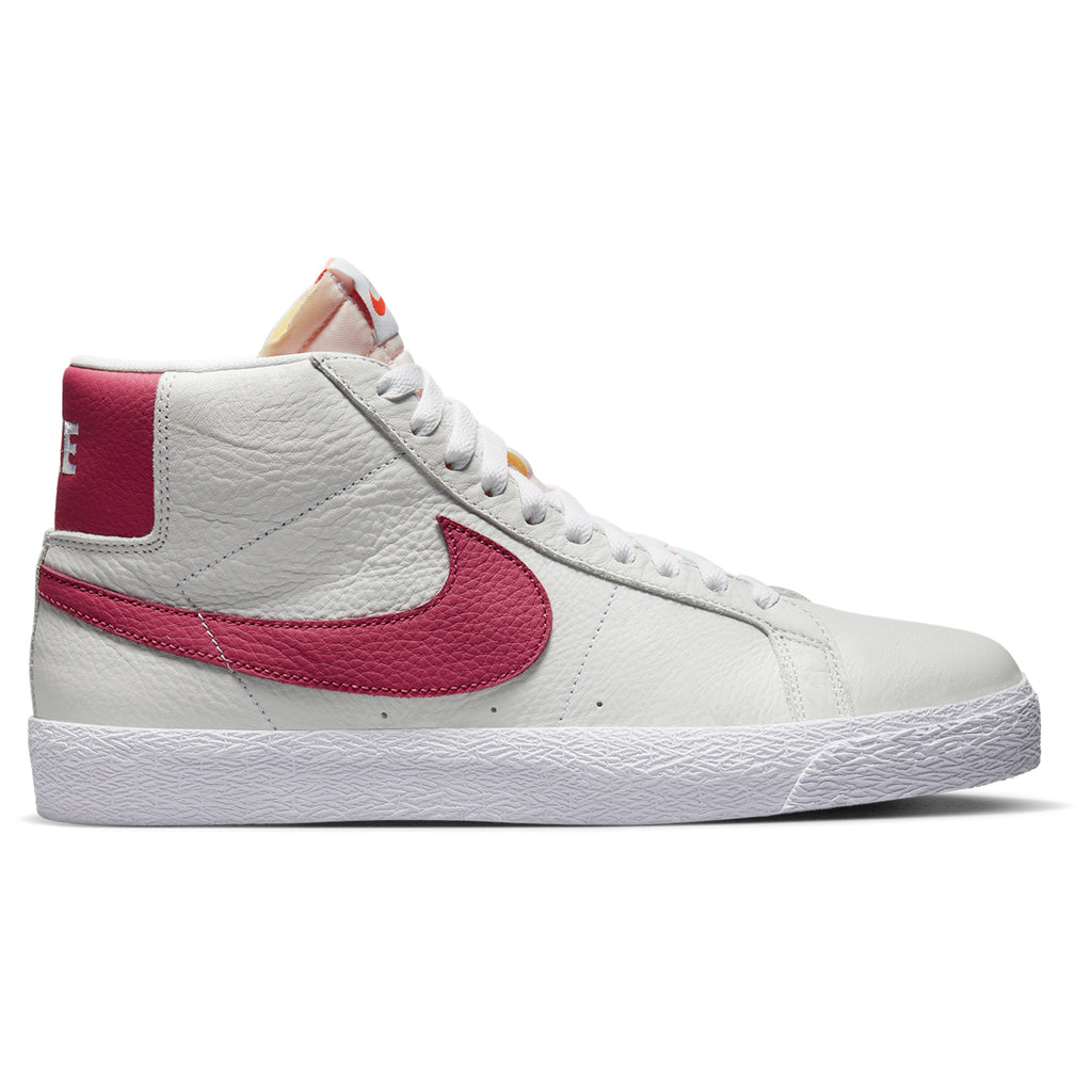 Nike SB Zoom Blazer Mid ISO Shoes - White / Sweet Beet - White - Sweet Beet - main