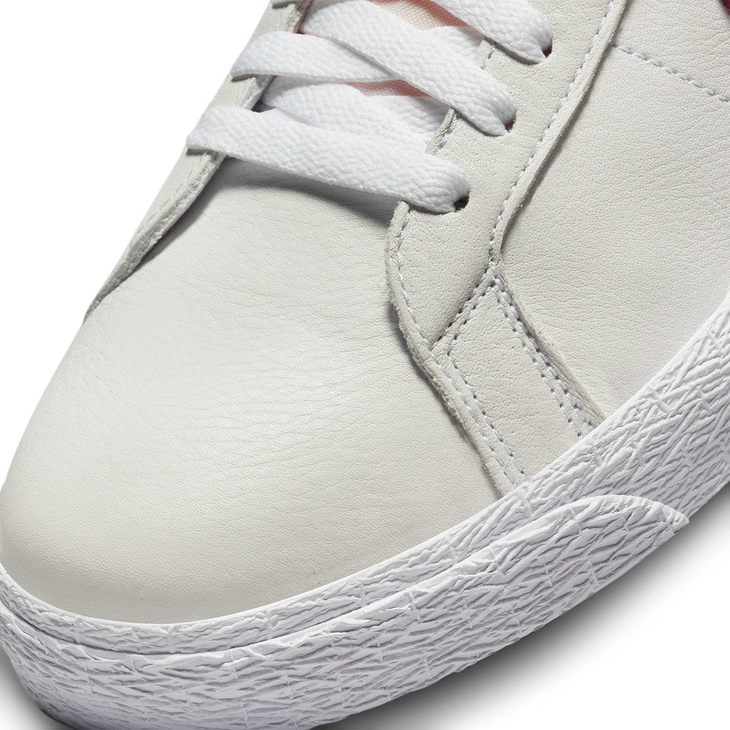Nike SB Zoom Blazer Mid ISO Shoes - White / Sweet Beet - White - Sweet Beet - toe