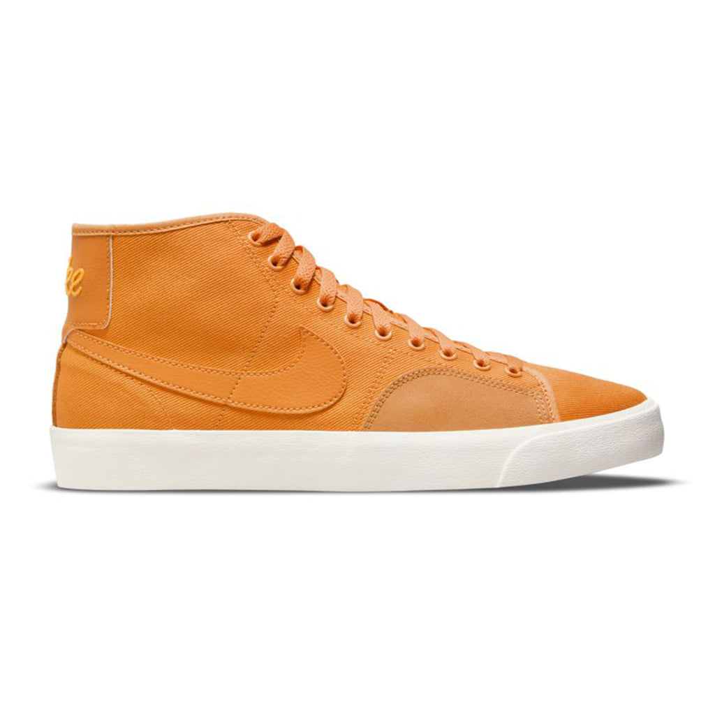 Nike SB  Blazer Court Mid Shoes - Light Curry / Light Curry / Light Curry / Sail - main
