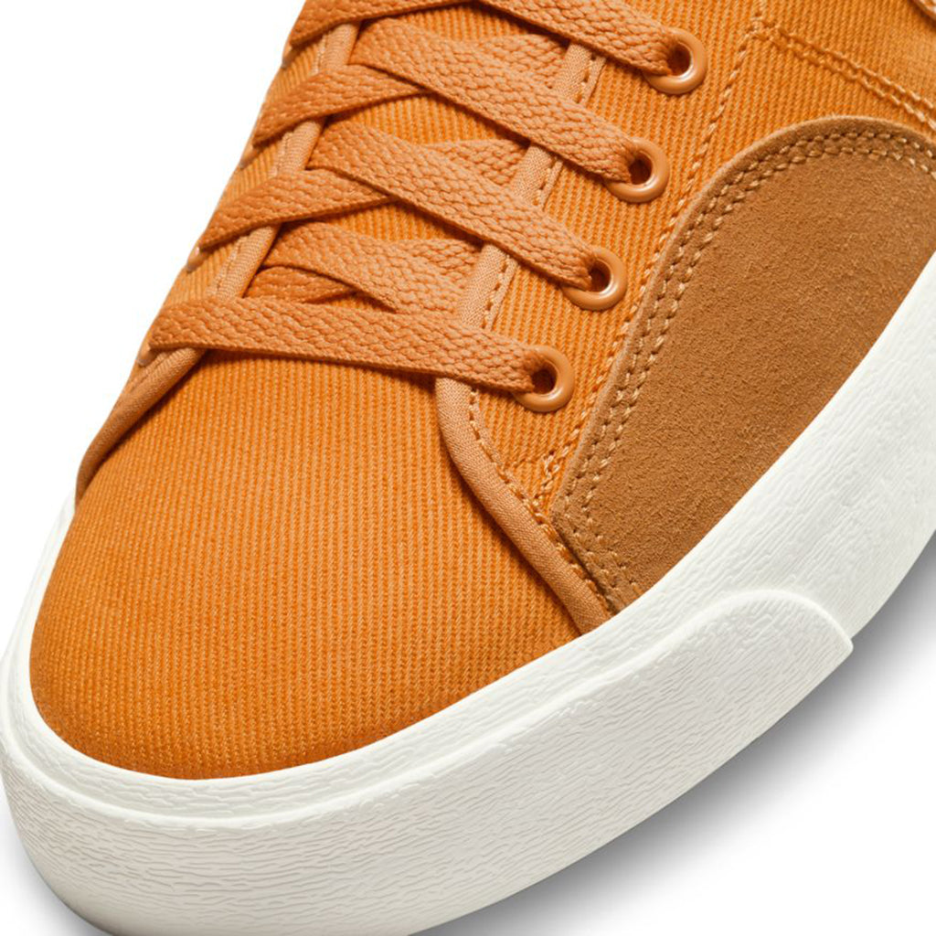 Nike SB  Blazer Court Mid Shoes - Light Curry / Light Curry / Light Curry / Sail - toe