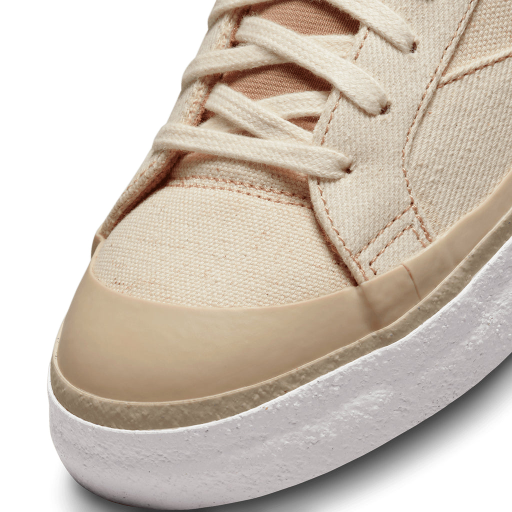 Nike SB x DOYENNE Zoom Blazer Low Shoes - Coconut Milk / Rattan - Limestone - Rattan - toe