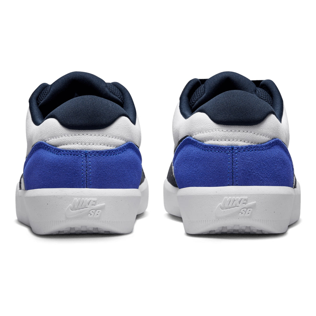 Nike SB Force 58 Shoes - Obsidian /Obsidian - White - Hyper Royal - back