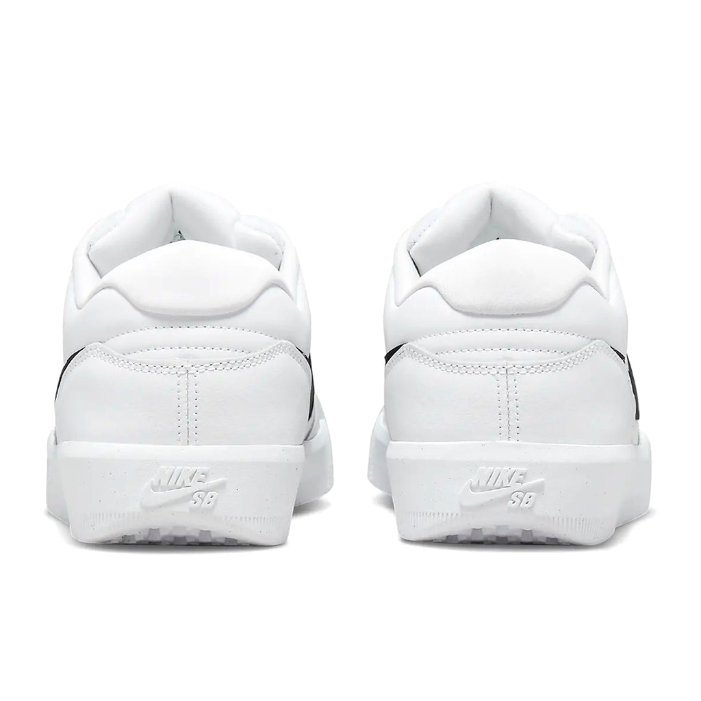 Nike SB Force 58 Shoes - White / Black - White - White - back