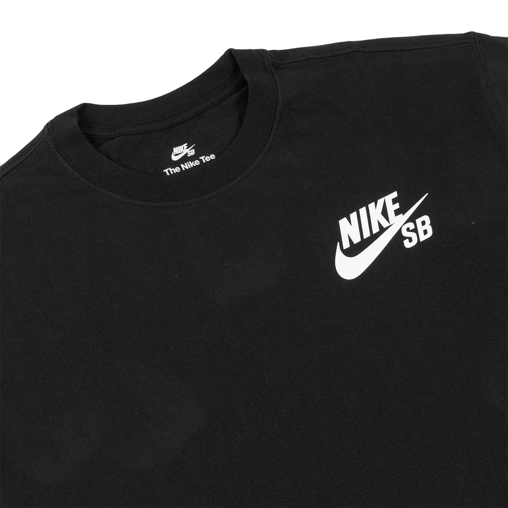 Nike SB Logo T Shirt in Black - Details